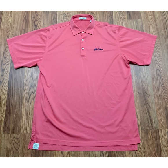 Peter Millar Other - Peter Millar Polo Shirt Mens XL Sea Island Performance Knit Pink Golf